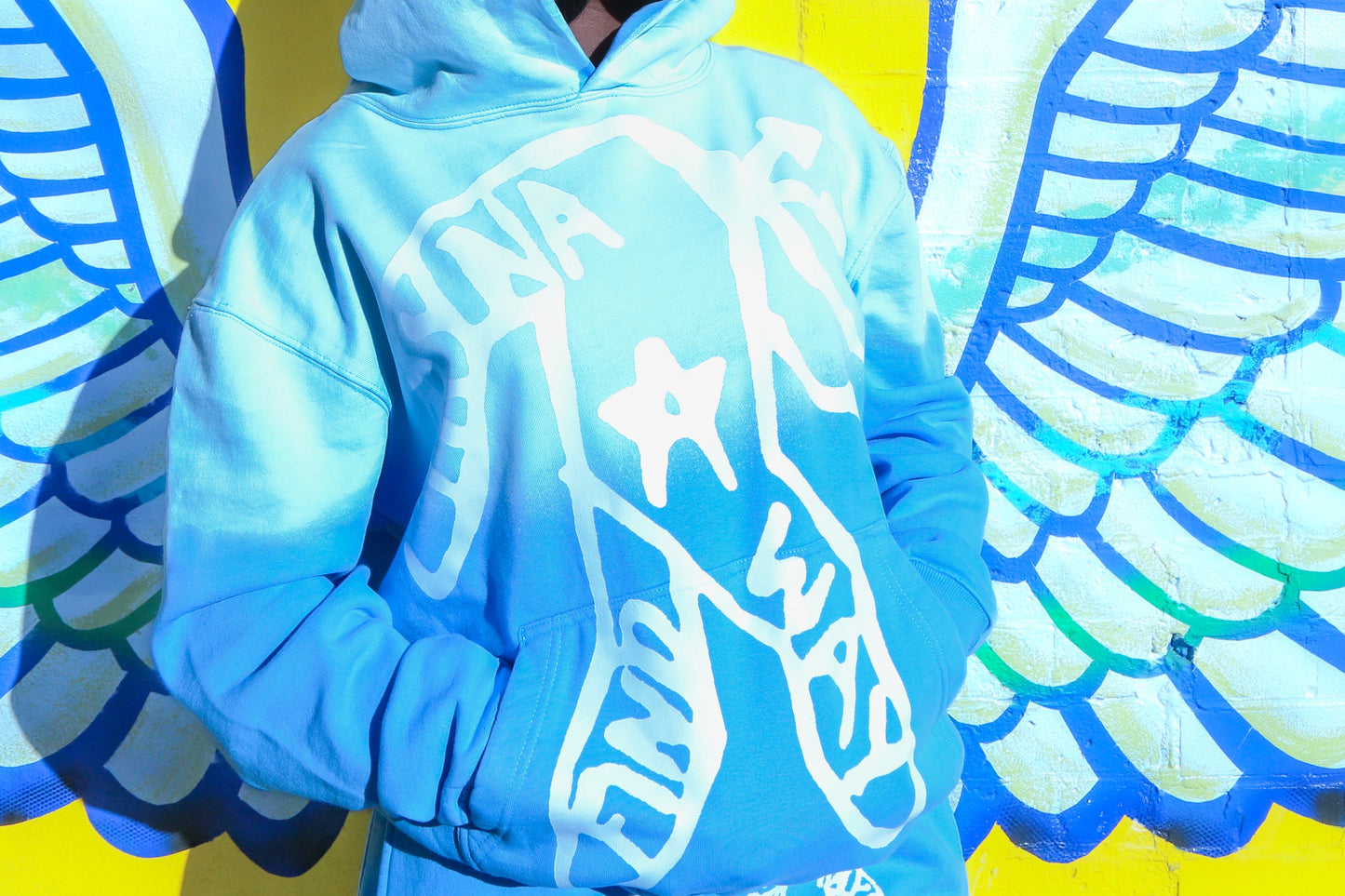 'My Destination' Sky Blue Hoodie ALMOST SOLD OUT