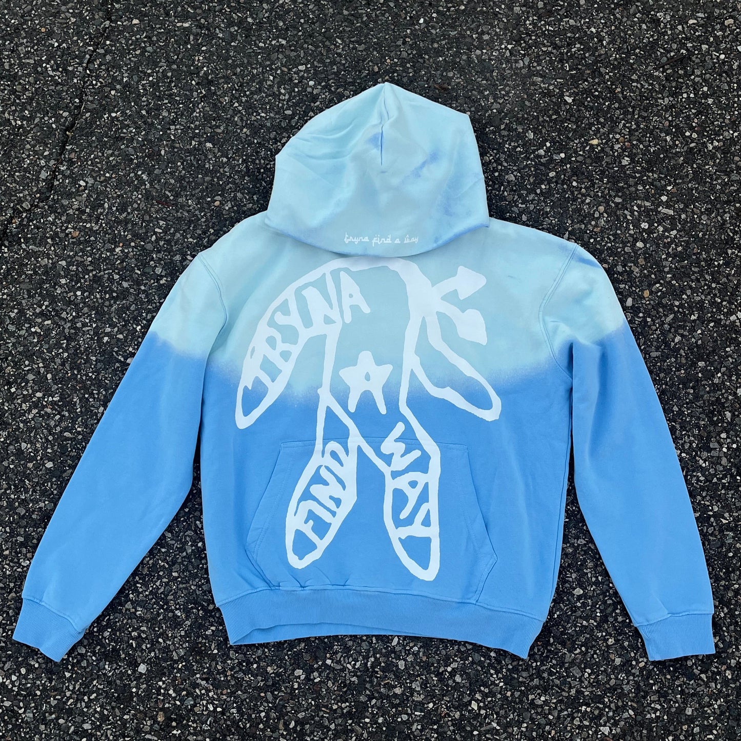 'My Destination' Sky Blue Hoodie ALMOST SOLD OUT