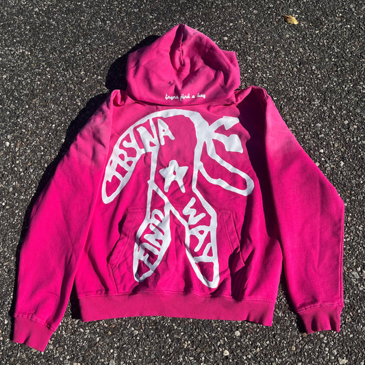 'My Destination' Pink Hoodie ALMOST SOLD OUT