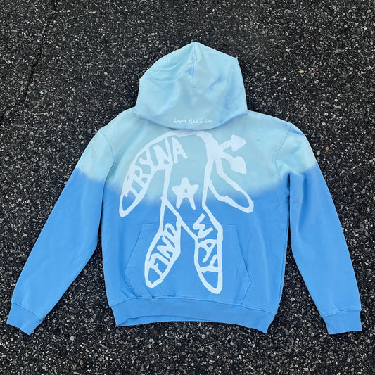 'My Destination' Sky Blue Hoodie ALMOST SOLD OUT